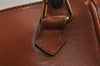 Authentic GUCCI Bamboo 2Way Shoulder Hand Bag Purse Leather Brown Junk 0659K