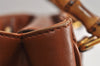 Authentic GUCCI Bamboo 2Way Shoulder Hand Bag Purse Leather Brown Junk 0659K