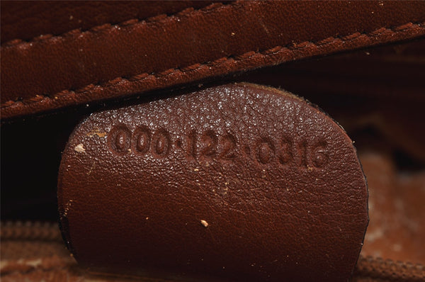 Authentic GUCCI Bamboo 2Way Shoulder Hand Bag Purse Leather Brown Junk 0659K