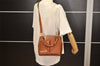 Authentic GUCCI Bamboo 2Way Shoulder Hand Bag Purse Leather Brown Junk 0659K