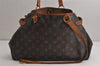 Auth Louis Vuitton Monogram Batignolles Horizontal Tote Bag M51154 Junk 0660K