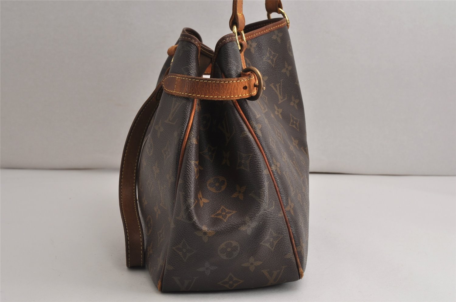 Auth Louis Vuitton Monogram Batignolles Horizontal Tote Bag M51154 Junk 0660K