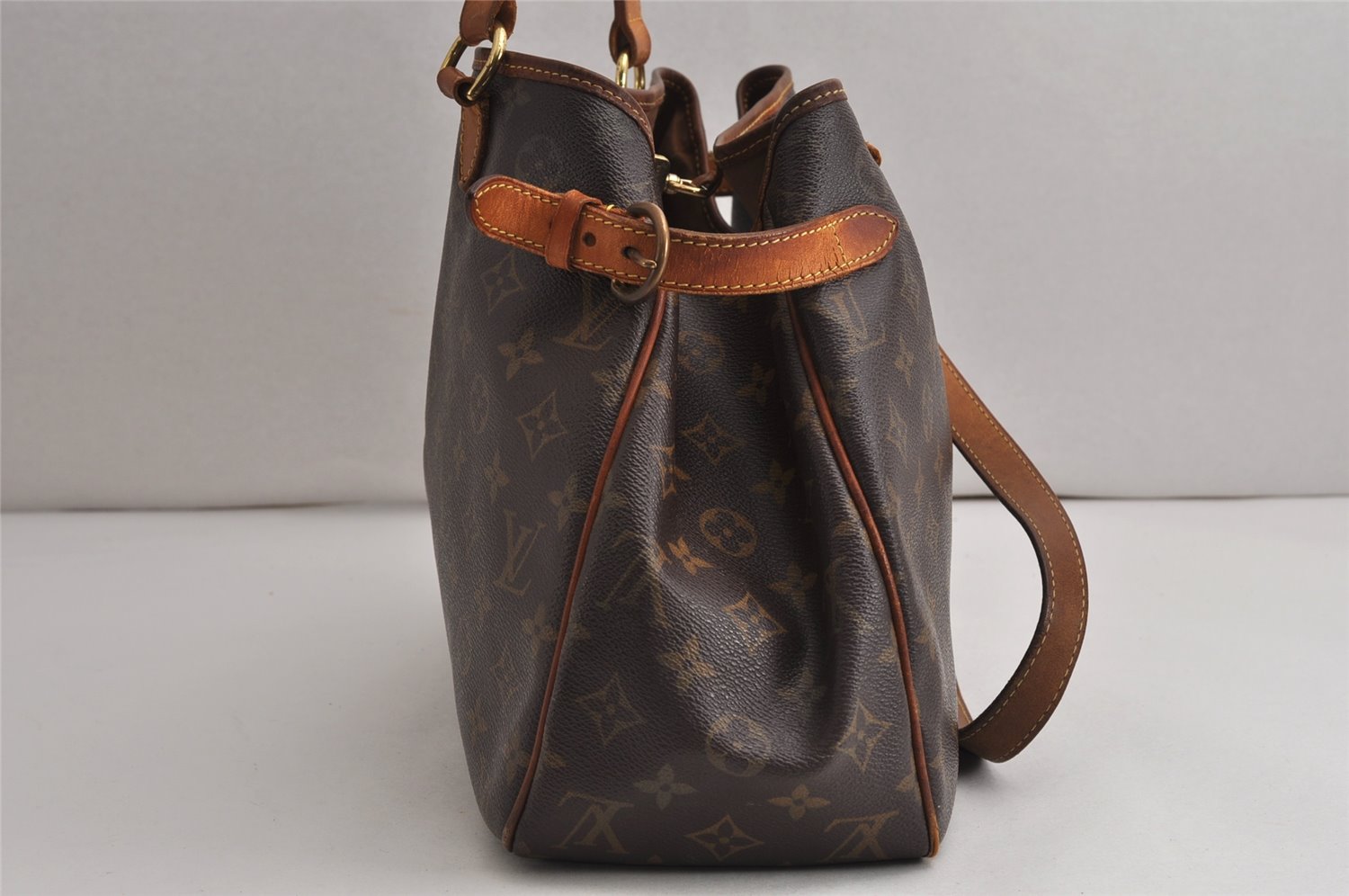 Auth Louis Vuitton Monogram Batignolles Horizontal Tote Bag M51154 Junk 0660K