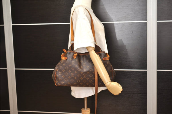 Auth Louis Vuitton Monogram Batignolles Horizontal Tote Bag M51154 Junk 0660K