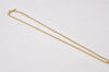 Authentic NINA RICCI Gold Tone Imitation Pearl Rhinestone Chain Necklace 0661J