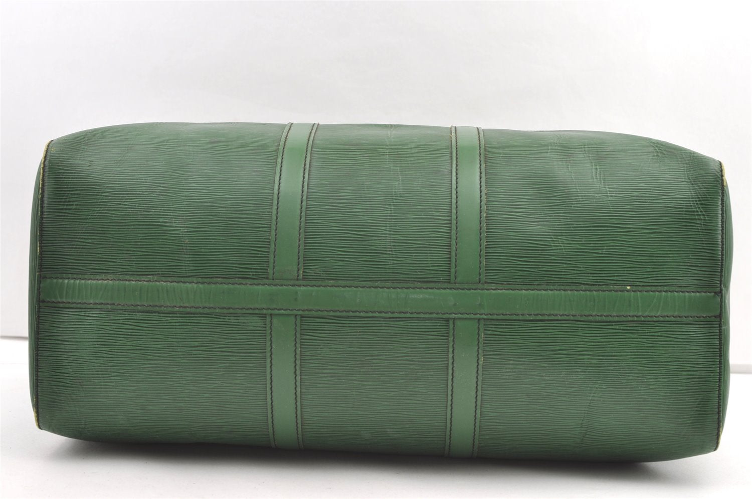 Authentic Louis Vuitton Epi Keepall 50 Boston Travel Bag Green M42964 LV 0661K