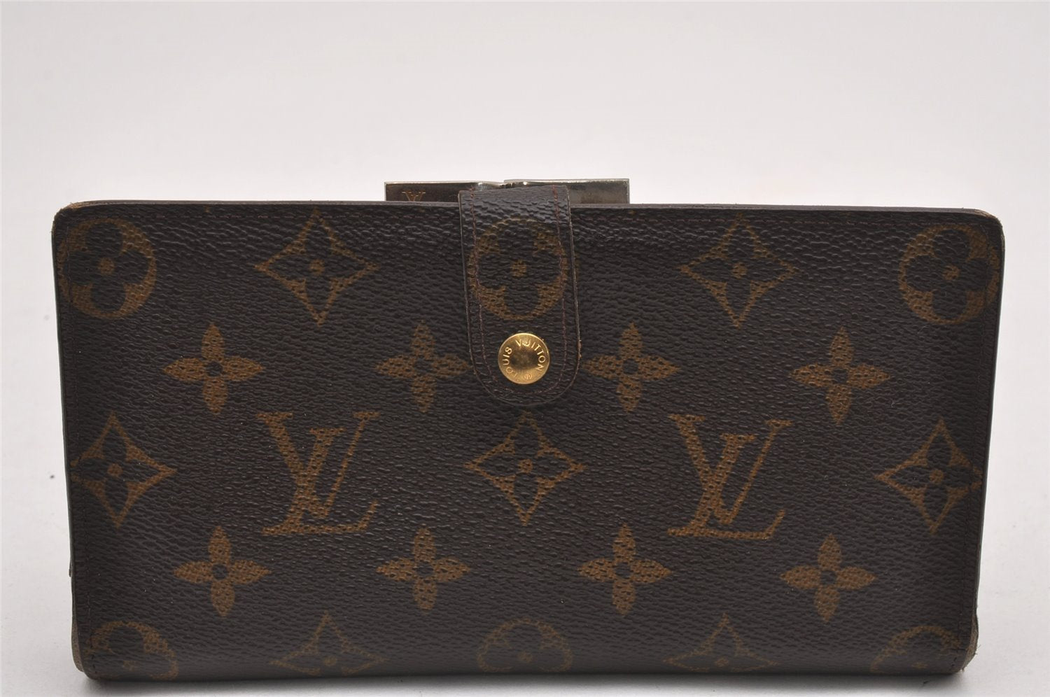 Authentic Louis Vuitton Monogram Continental Clutch Long Wallet T61217 LV 0663J