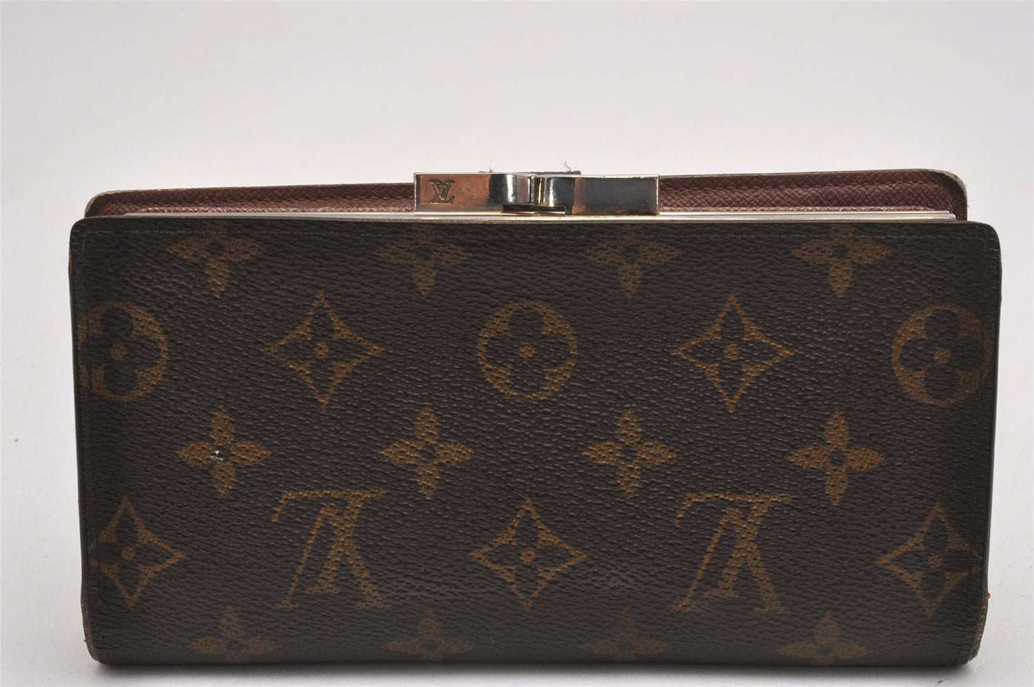 Authentic Louis Vuitton Monogram Continental Clutch Long Wallet T61217 LV 0663J