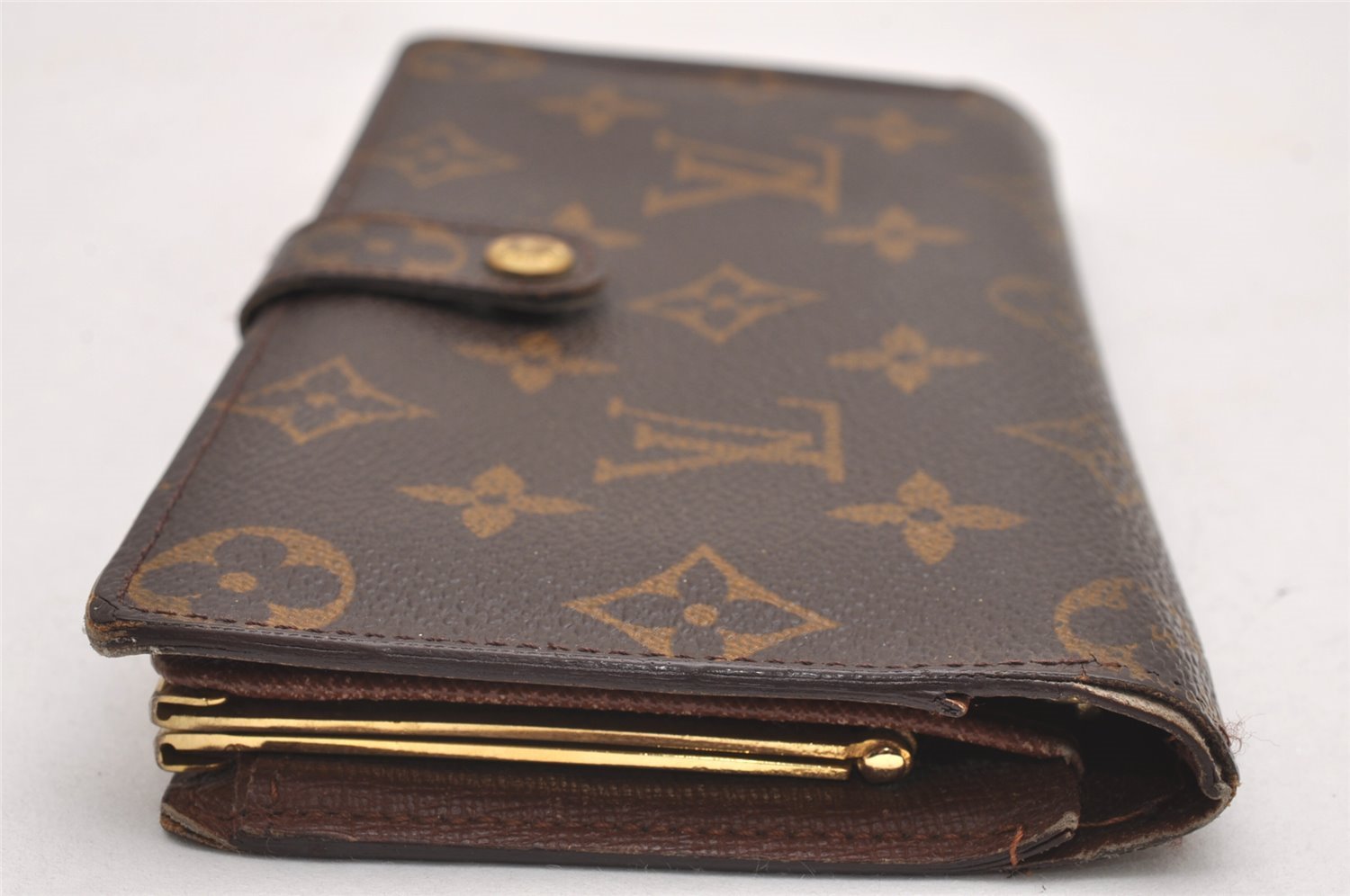 Authentic Louis Vuitton Monogram Continental Clutch Long Wallet T61217 LV 0663J