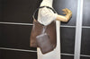 Authentic GUCCI Bamboo Vintage Shoulder Bag Purse Leather Brown 0663K
