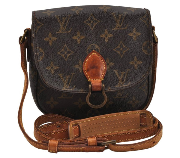 Authentic Louis Vuitton Monogram Saint Cloud PM M51244 Shoulder Cross Bag 0664K