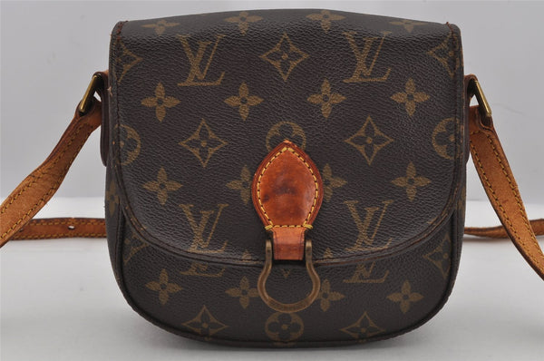 Authentic Louis Vuitton Monogram Saint Cloud PM M51244 Shoulder Cross Bag 0664K