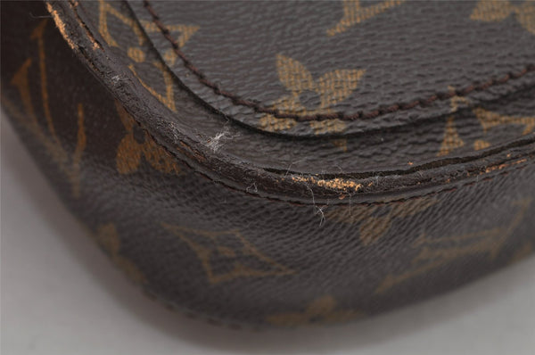 Authentic Louis Vuitton Monogram Saint Cloud PM M51244 Shoulder Cross Bag 0664K
