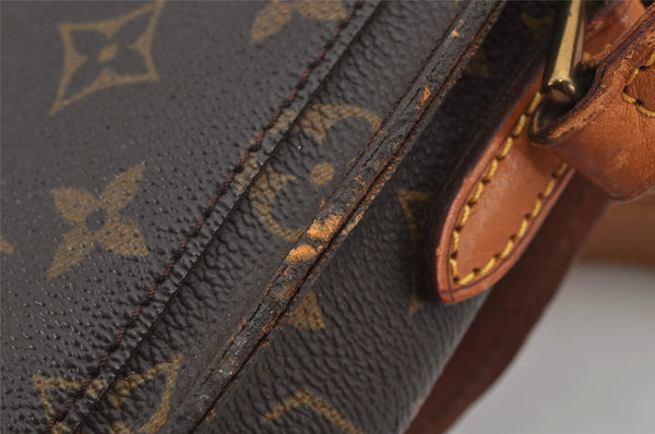 Authentic Louis Vuitton Monogram Saint Cloud PM M51244 Shoulder Cross Bag 0664K