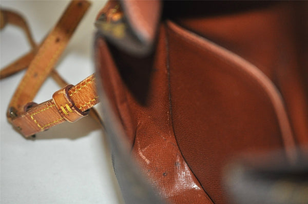 Authentic Louis Vuitton Monogram Saint Cloud PM M51244 Shoulder Cross Bag 0664K