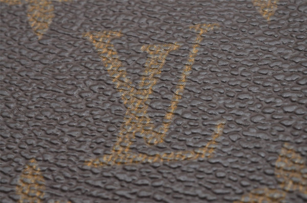 Auth Louis Vuitton Monogram Porte Monnaie Billets Tresor Wallet Old Model 0665J