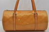 Authentic Louis Vuitton Vernis Bedford Hand Bag Yellow Beige M91006 LV 0667J