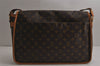 Authentic Louis Vuitton Monogram Gibeciere GM Shoulder Cross Bag M42246 LV 0667K