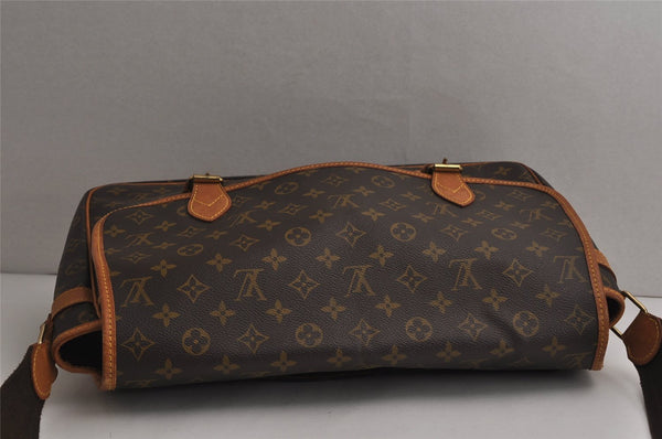 Authentic Louis Vuitton Monogram Gibeciere GM Shoulder Cross Bag M42246 LV 0667K