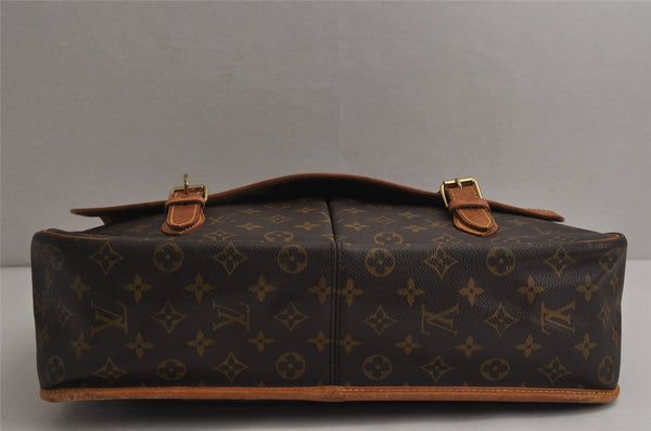 Authentic Louis Vuitton Monogram Gibeciere GM Shoulder Cross Bag M42246 LV 0667K