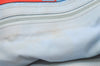 Authentic CHANEL New Travel Line Shoulder Tote Bag Nylon Leather Blue 0668J