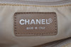 Authentic CHANEL New Travel Line Shoulder Tote Bag Nylon Leather Beige 0669J