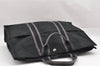 Authentic HERMES Vintage Fourre Tout MM Hand Tote Bag Canvas Black 0670J