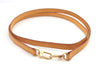 Authentic Louis Vuitton Leather Shoulder Strap Beige 47.6" LV 0670K