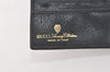 Authentic GUCCI Sherry Line Long Wallet Purse GG PVC Leather Navy Blue 0671K