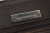 Authentic BURBERRY Vintage Nova Check Canvas Leather Hand Bag Beige 0672J