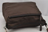 Authentic GUCCI Bamboo 2Way Shoulder Hand Bag Purse Nylon Leather Brown 0672K