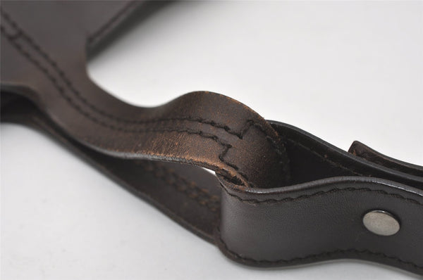 Authentic GUCCI Shoulder Cross Body Bag GG Canvas Leather 106302 Brown 0673J