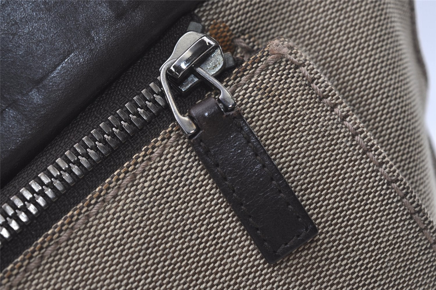 Authentic GUCCI Shoulder Cross Body Bag GG Canvas Leather 106302 Brown 0673J