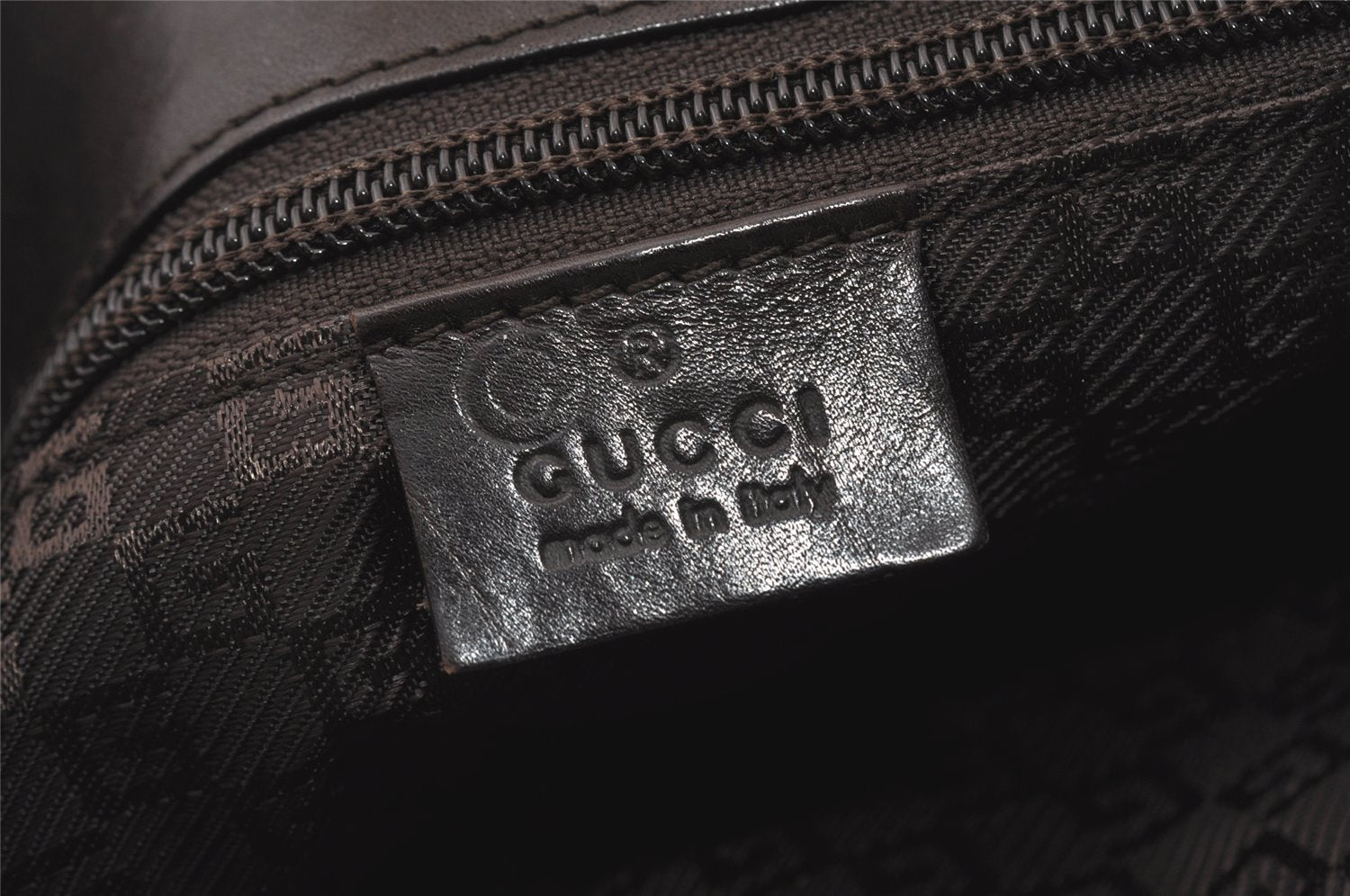 Authentic GUCCI Shoulder Cross Body Bag GG Canvas Leather 106302 Brown 0673J