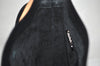 Authentic GUCCI Vintage Shoulder Bag Purse Leather Black 0674J