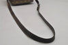 Authentic GUCCI Shoulder Cross Body Bag Purse GG PVC Leather 233268 Brown 0674K