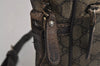 Authentic GUCCI Shoulder Cross Body Bag Purse GG PVC Leather 233268 Brown 0674K