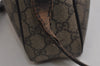 Authentic GUCCI Shoulder Cross Body Bag Purse GG PVC Leather 233268 Brown 0674K