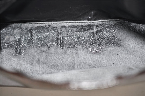 Authentic GUCCI Vintage Shoulder Hand Bag Purse Enamel Brown Junk 0676J