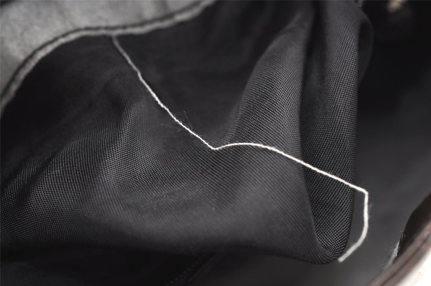 Authentic GUCCI Vintage Shoulder Hand Bag Purse Enamel Brown Junk 0676J