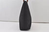 Authentic GUCCI Web Sherry Line Micro GG Canvas Leather Tote Bag Black 0677J