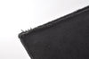 Authentic GUCCI Web Sherry Line Micro GG Canvas Leather Tote Bag Black 0677J