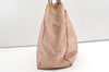 Authentic GUCCI Vintage Shoulder Tote Bag GG Nylon Leather 282439 Pink 0677K