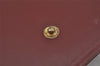 Authentic Cartier Must de Cartier Leather Shoulder Cross Bag Bordeaux Red 0678K