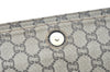 Authentic GUCCI GG Plus Clutch Hand Bag Purse GG PVC Leather Brown Junk 0679J