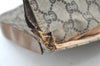 Authentic GUCCI GG Plus Clutch Hand Bag Purse GG PVC Leather Brown Junk 0679J