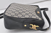 Authentic GUCCI GG Plus Shoulder Cross Body Bag PVC Leather Navy Blue Junk 0680J
