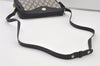 Authentic GUCCI GG Plus Shoulder Cross Body Bag PVC Leather Navy Blue Junk 0680J