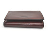 Authentic YVES SAINT LAURENT Trifold Wallet Purse Leather Brown Box 0681K