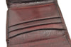 Authentic YVES SAINT LAURENT Trifold Wallet Purse Leather Brown Box 0681K